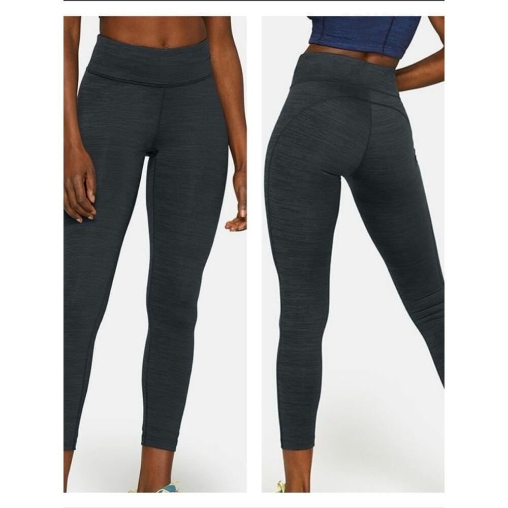 Outdoor Voices Charcoal Heather High-Rise 7/8 Leggings Excellent Condition XS